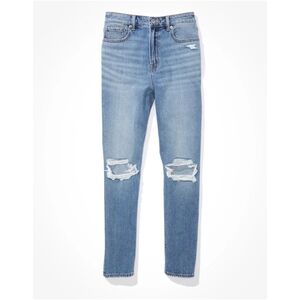 American Eagle AE Ripped Mom Jean sz 4 S Women's
